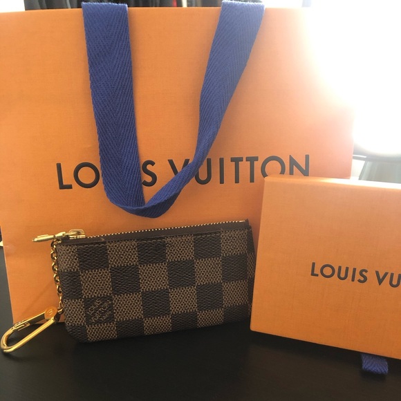 Louis Vuitton Damier Ebene Key Pouch - Picture 1 of 6